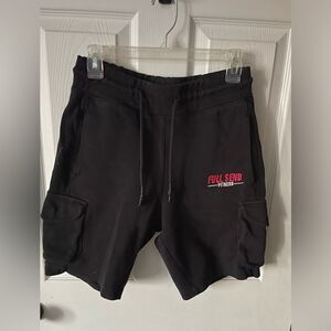 Rare Nelk Boys Full Send Fitness Black Men’s Shorts Size Medium